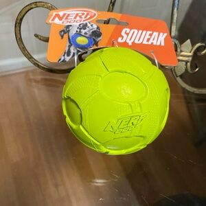 Nerf Dog ~ 3.3/4'' Squeaker Ball for Medium to Large Dogs With Durable Rubber